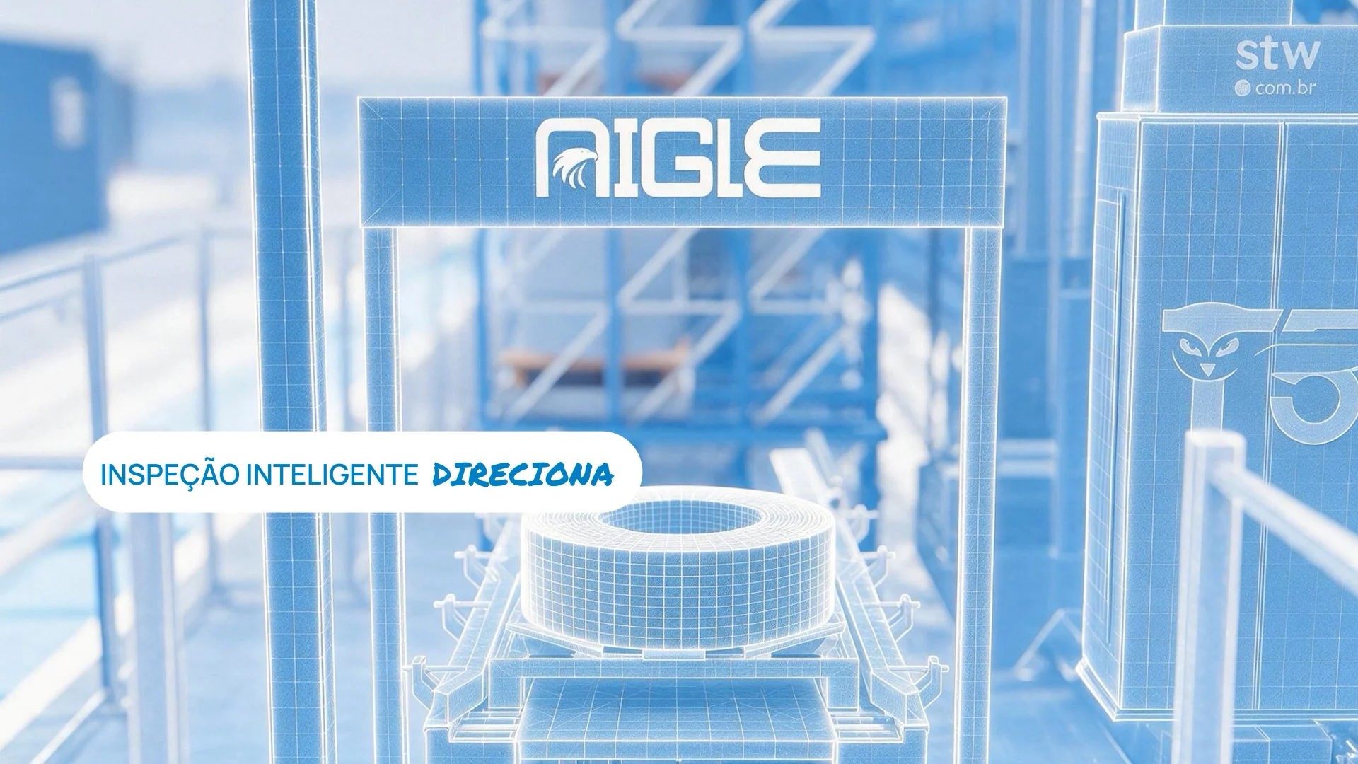 Inspeção inteligente AIGLE com rastreabilidade
